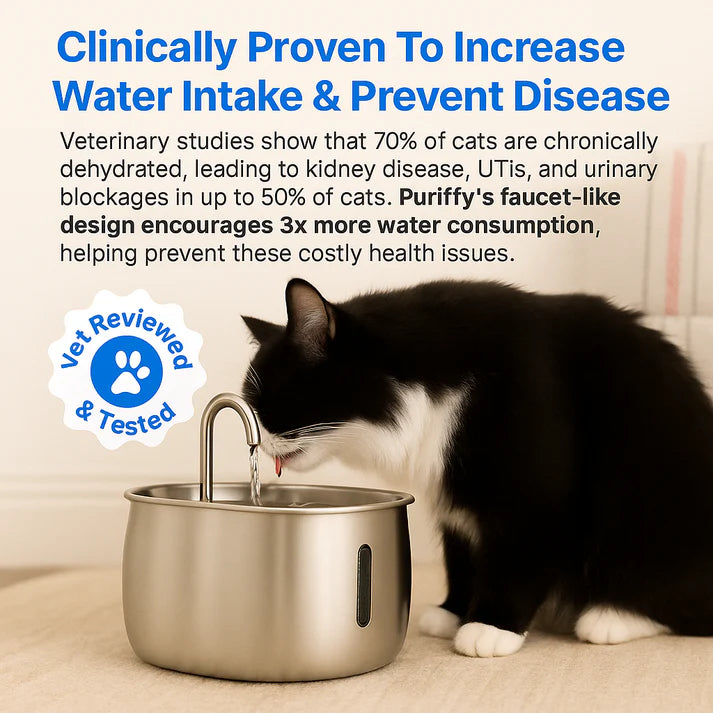 Keep your cat hydrated and calm urinary flare-ups with Savanti™