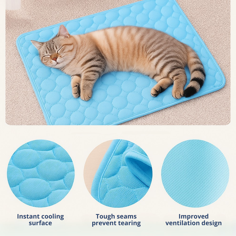 Protect Your Feline From Hidden Heat Dangers With Savanti™ Cooling Mat