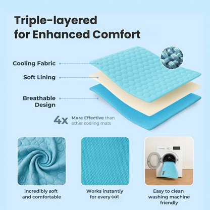 Protect Your Feline From Hidden Heat Dangers With Savanti™ Cooling Mat