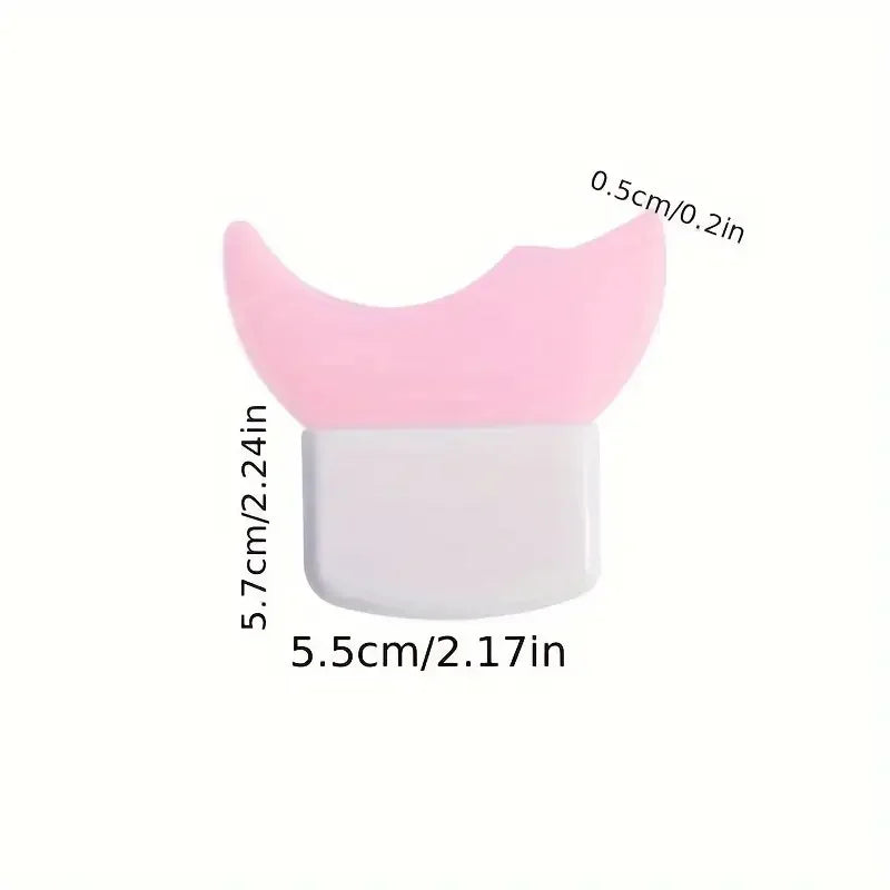 Silicone tool for eye makeup