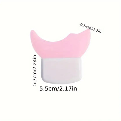 Silicone tool for eye makeup