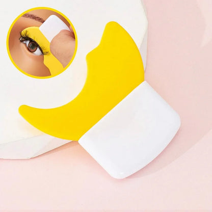 Silicone tool for eye makeup